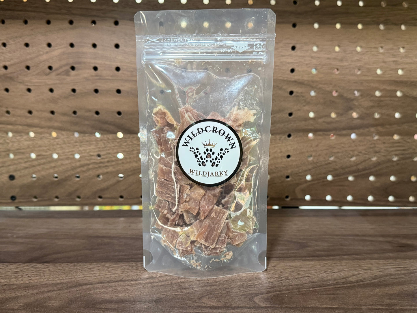WILD JERKY（ワイルドジャーキー）きざみ 40g｜WHITECROWN豚肉使用